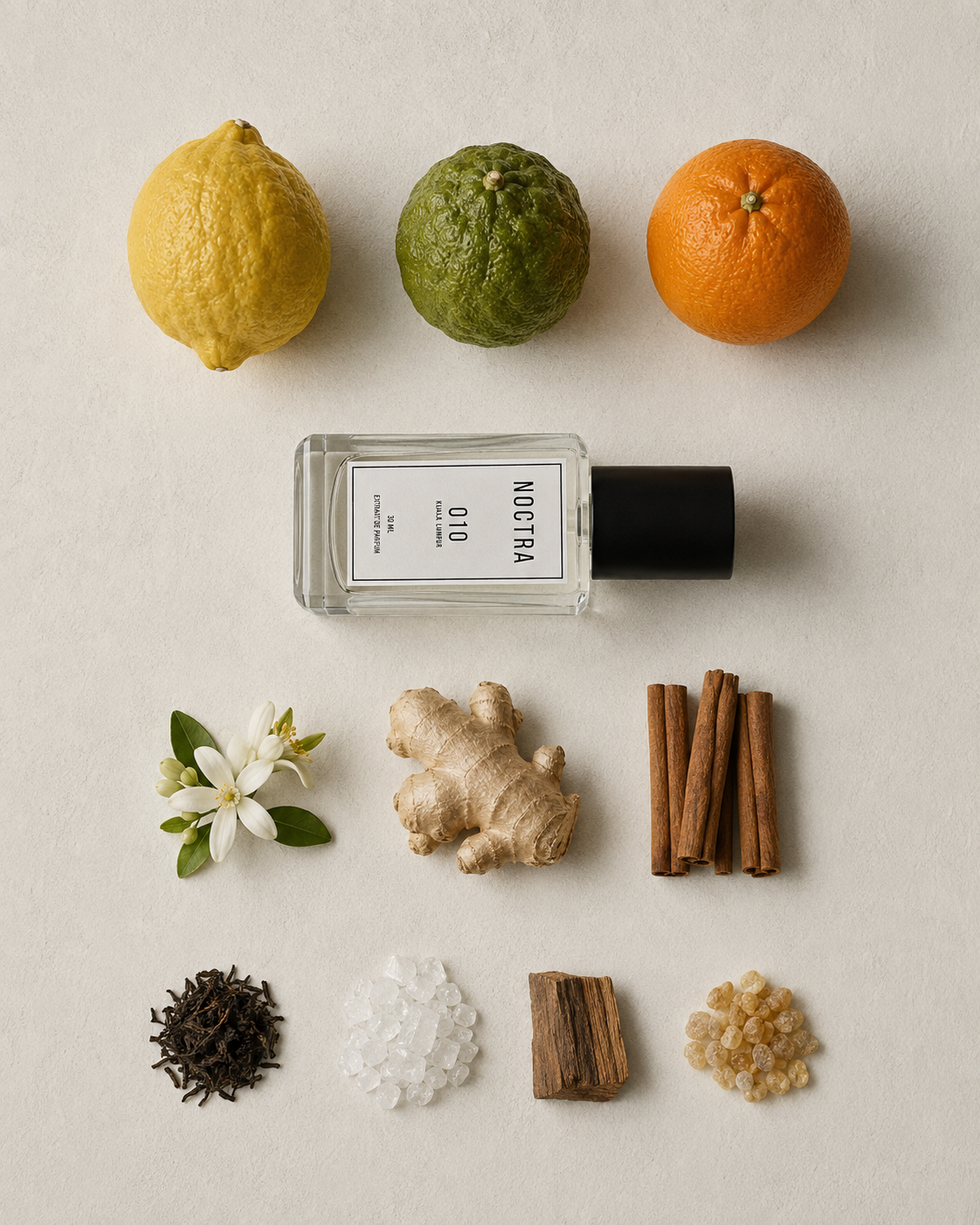 NOCTRA 010 — Fresh · Lemon, Tea, Amber